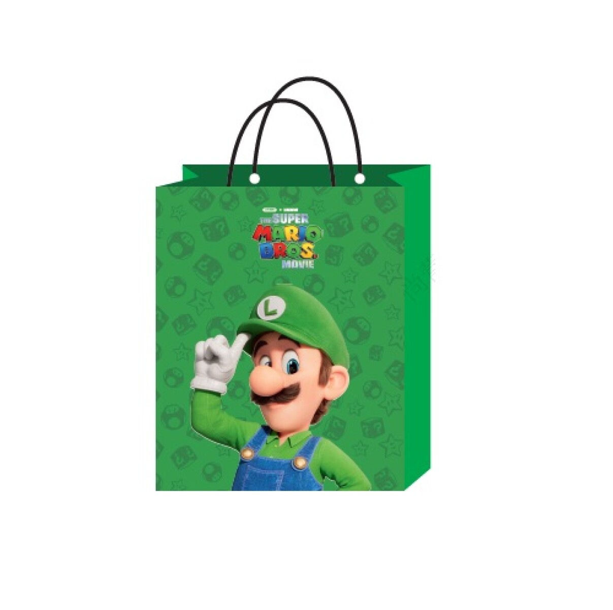 Bolsa de regalo L Mario bros - verde 