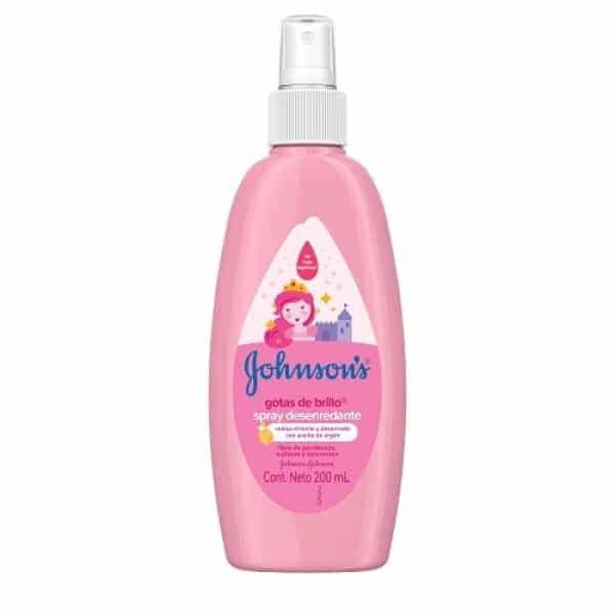 Spray Desenredante Johnson's Baby Gotas de Brillo 200ml 