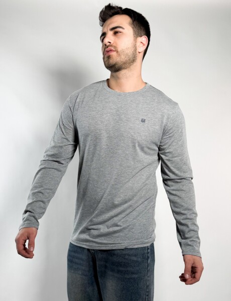 Remera M/Larga Barton Gris