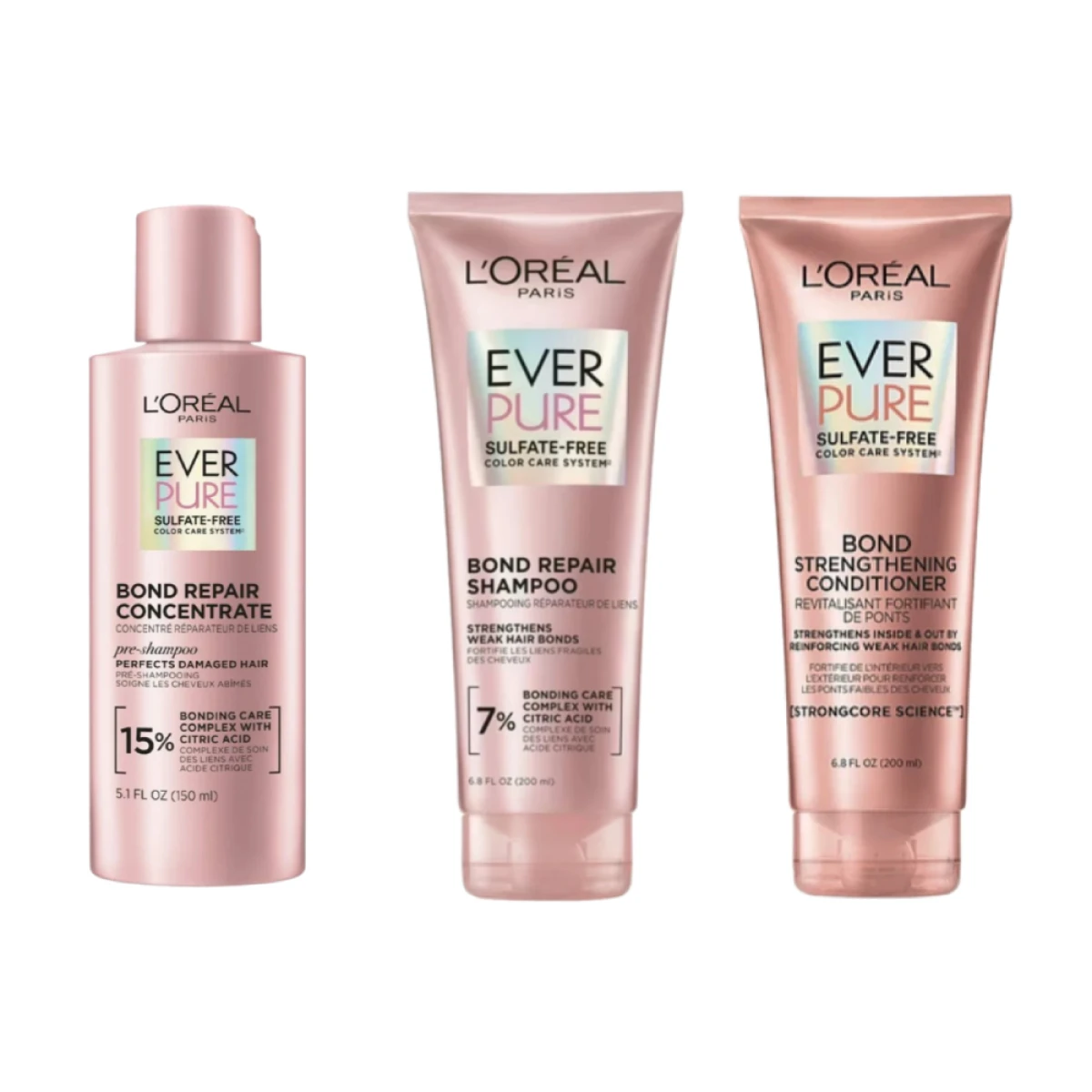 Pack Ever Pure Shampoo + Pre-Shampoo + Acondicionador 