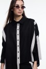 CAMISA TIRAS Negro