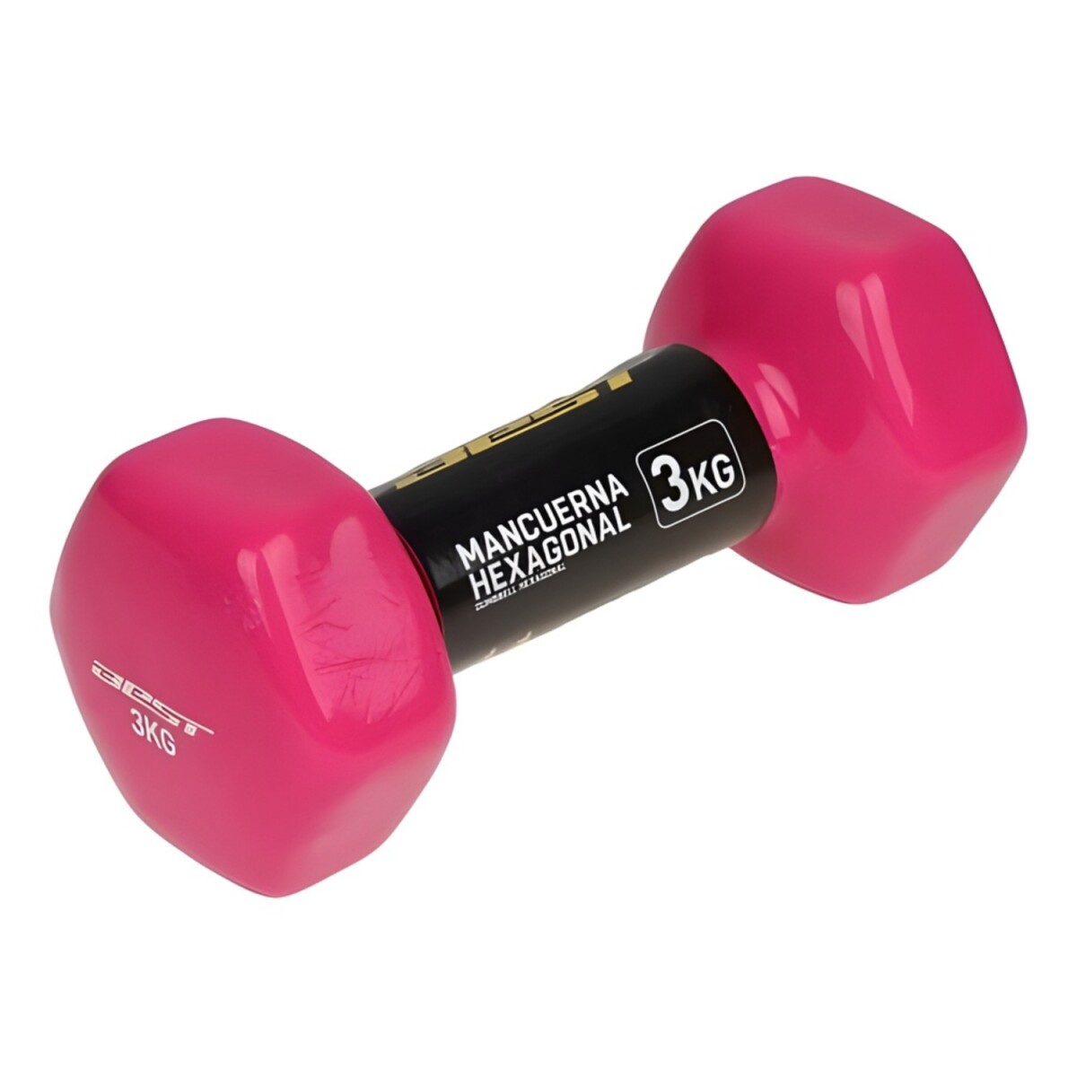 Mancuerna de vinilo 3kg Best - Rojo 