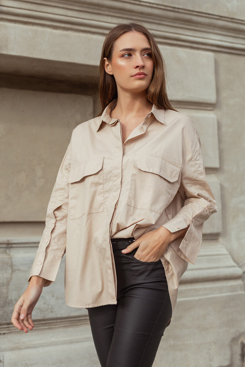 Camisa Cloe - Beige 