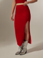 Falda Supin Rojo Coral