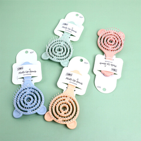 Cepillo infantil para cabello forma osito con ventilación Cepillo Infantil Para Cabello Forma Osito Con Ventilación