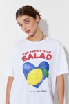 T shirt fresh salad blanco