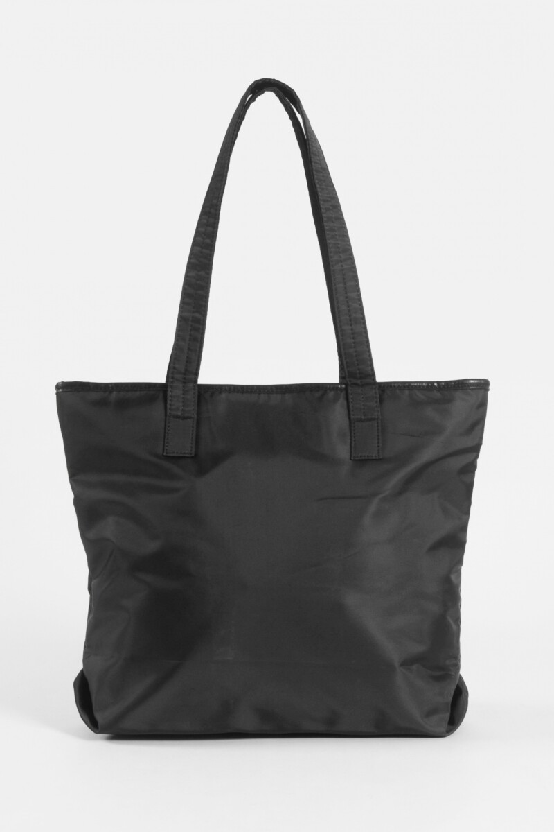 Shopper con monederos removibles negro