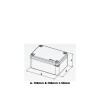CAJA DE PASO 100X100X50MM BRBO1 BRUM CAJA DE PASO 100X100X50MM BRBO1 BRUM