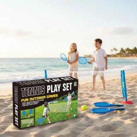 Set De Tenis Ns49 Red Con Paletas Y Pelotas 200 X 91Cm Ub 001