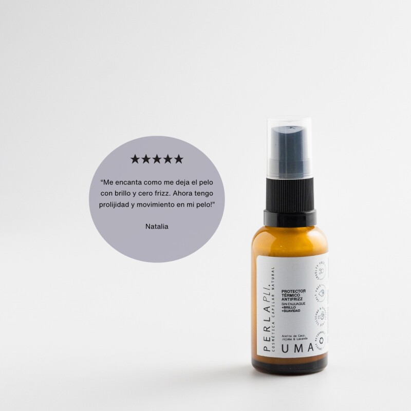 Protector Térmico Anti Frizz Perla Pli Uma 30 Ml. Protector Térmico Anti Frizz Perla Pli Uma 30 Ml.