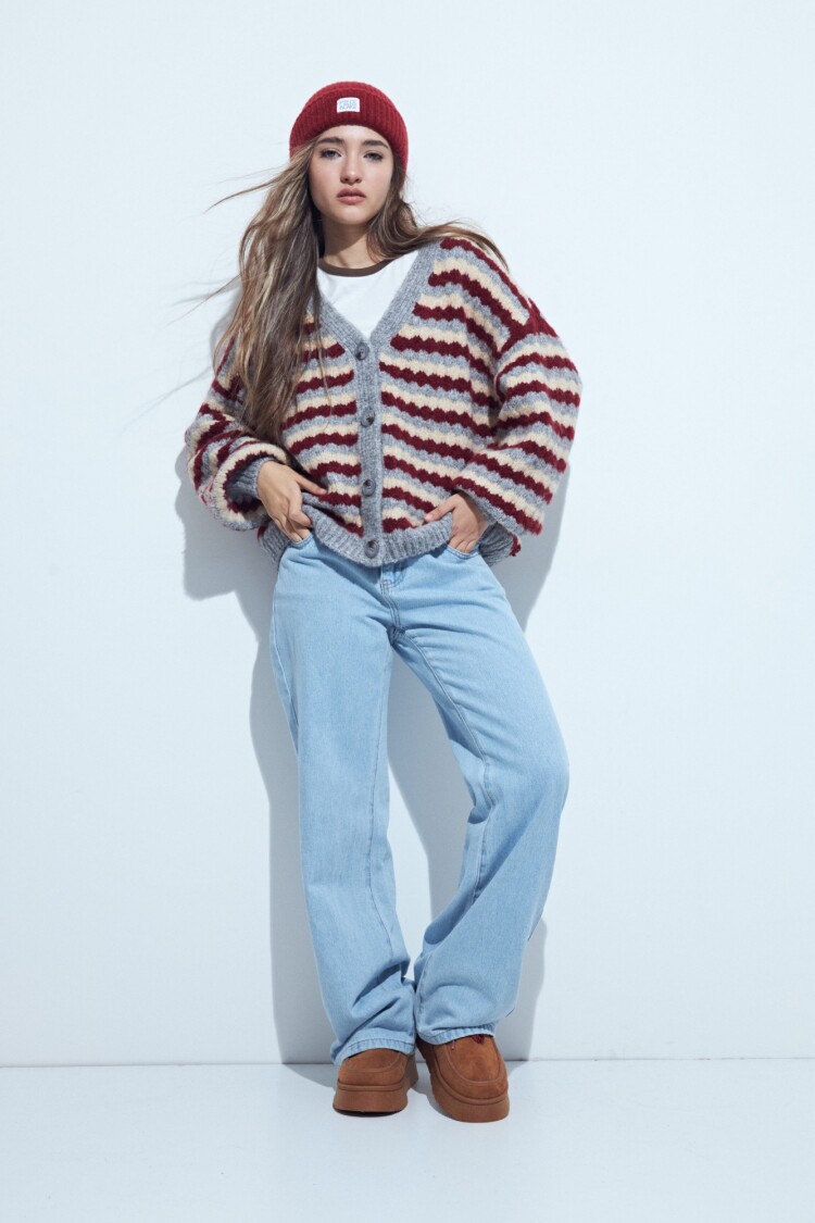 CARDIGAN GAMA Gris