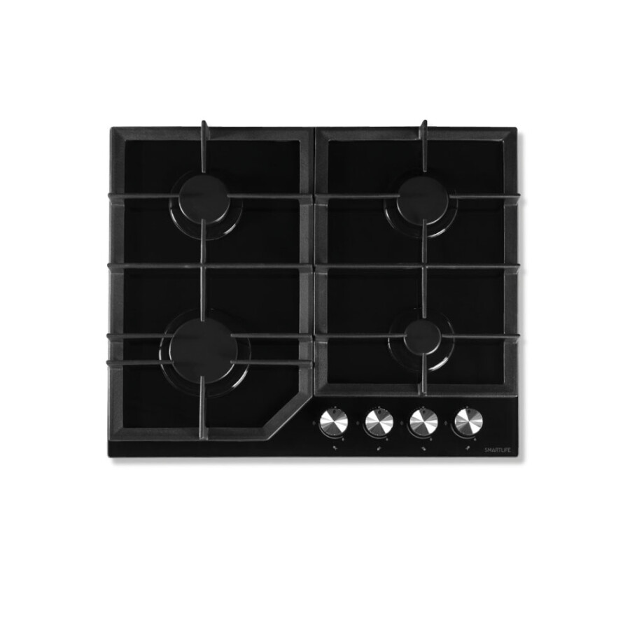 Anafe a Gas Smartlife Cuatro Hornallas Negro SL-A6060BL Anafe a Gas Smartlife Cuatro Hornallas Negro SL-A6060BL