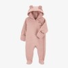 Enteritos Carters Algodón forrado de abrigo con pie 3M Flower Rosa