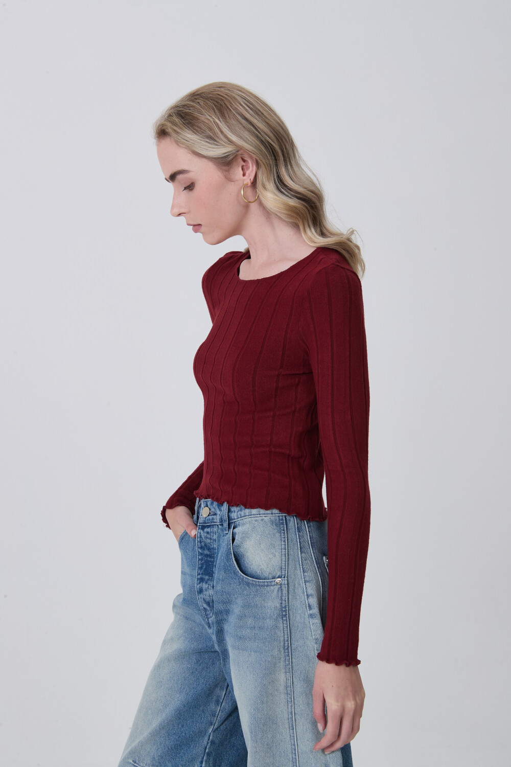 Remera Bali Bordeaux