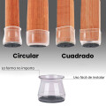 Protectores De Suelo Para Patas De Sillas De Silicona X1