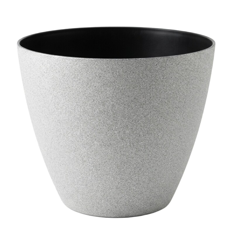MACETERO PLAST BEIGE CL 25X26CM Unica