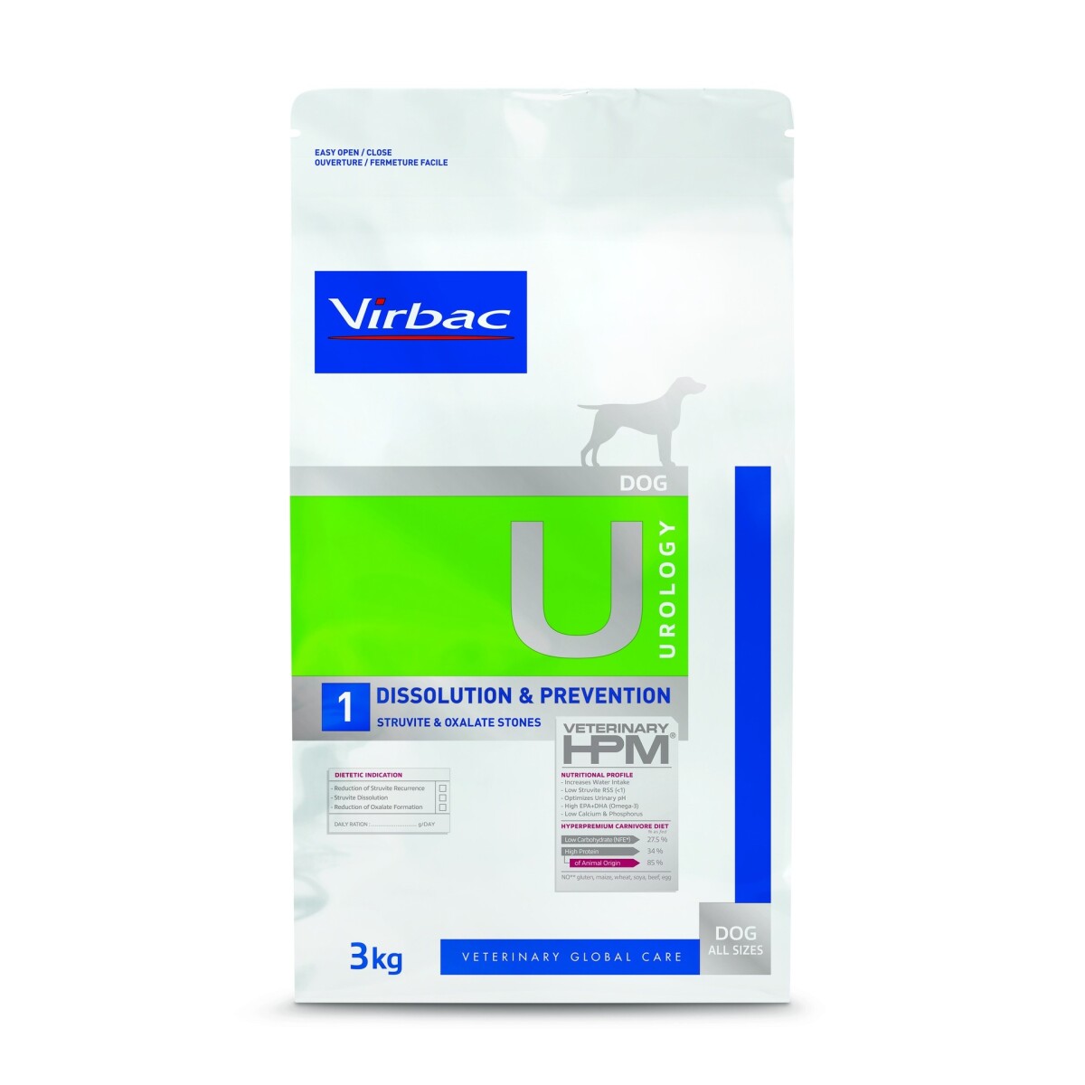 HPM DOG UROLOGY DISSOLUTION & PREVENTION 3 KG 