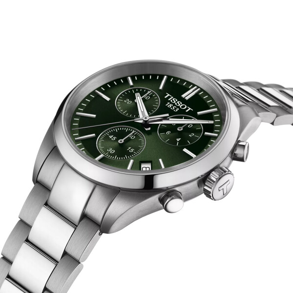 Reloj TISSOT PR 100 de acero 40mm con esfera verde inglés Reloj TISSOT PR 100 de acero 40mm con esfera verde inglés