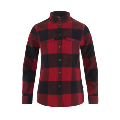 Camisa Fjallraven Canada Shirt W Mujer Red