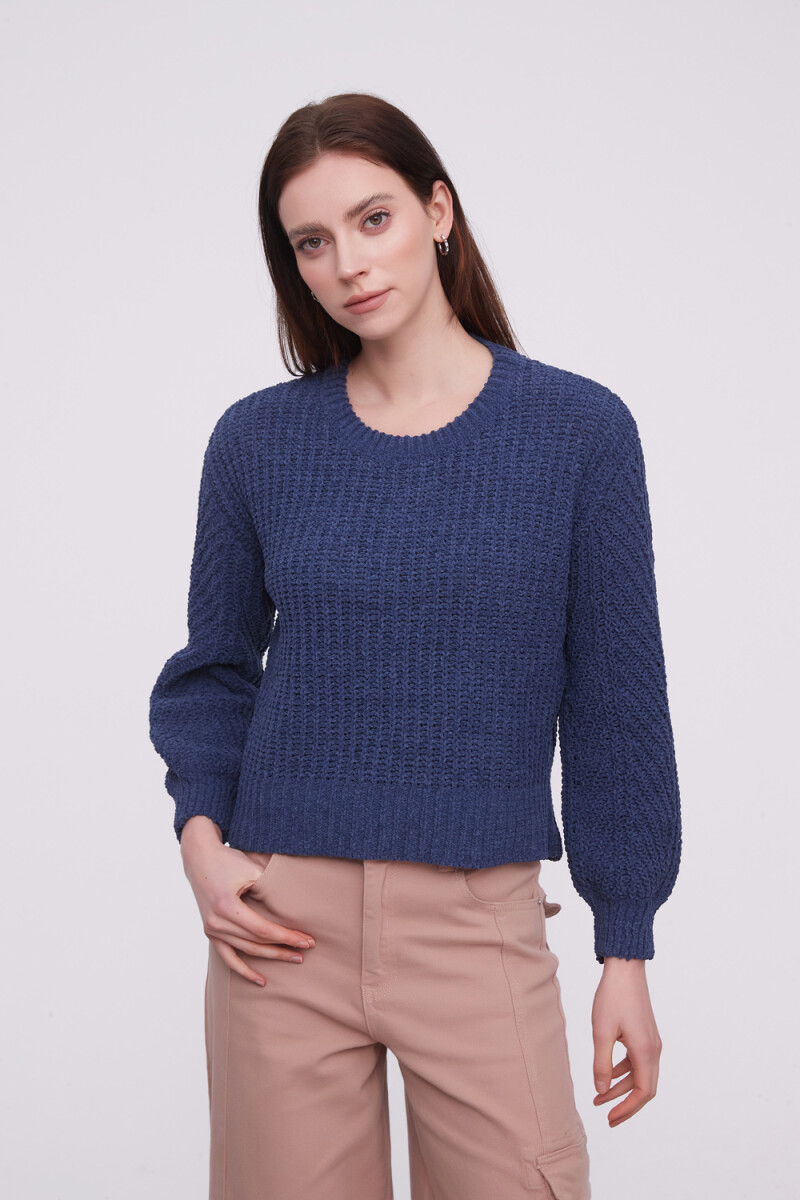 Sweater Eneldo - Azul Piedra 