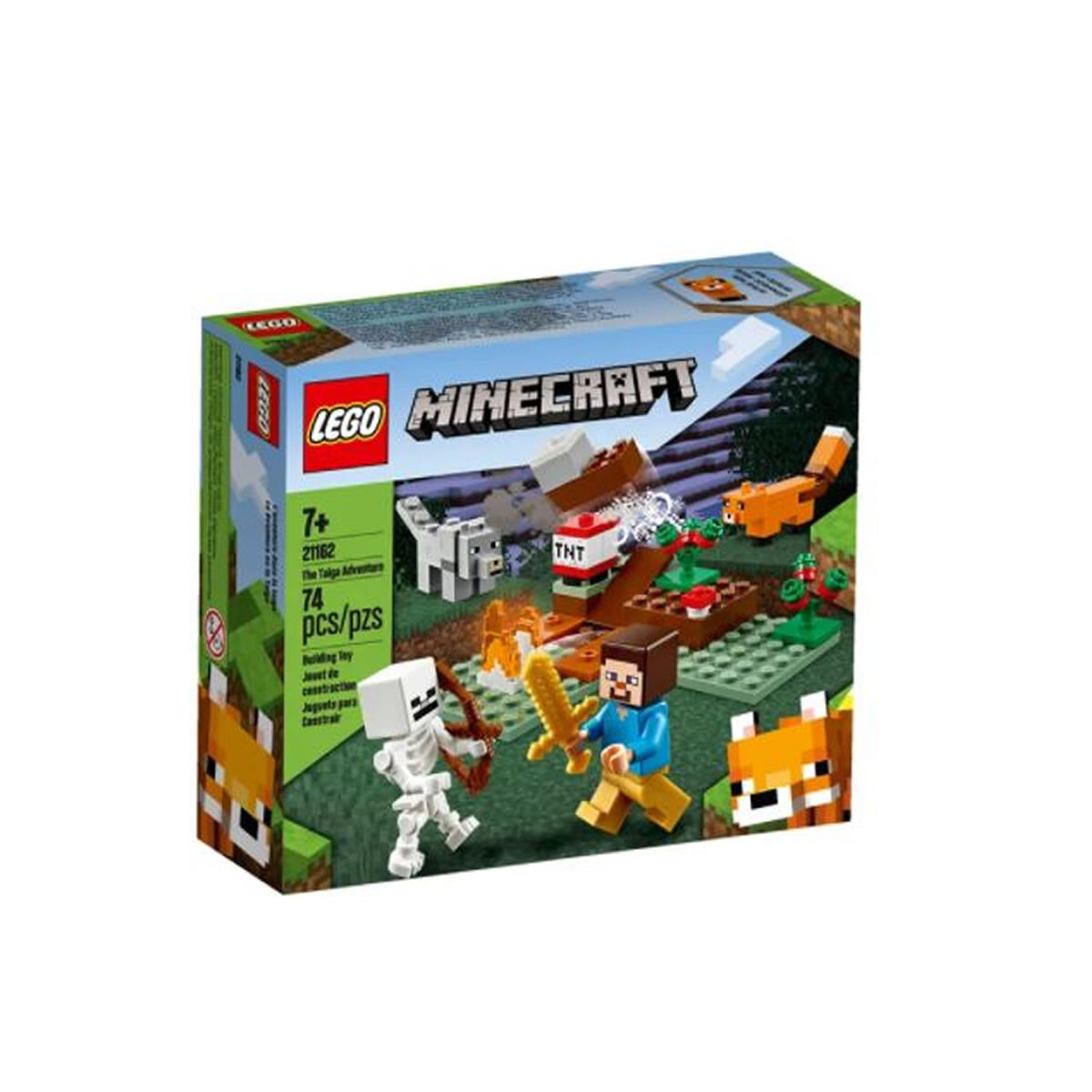 LEGO MINECRAFT Aventuras Taiga 74 Pzs 