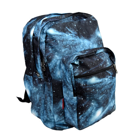 MOCHILA LONA ESTAMPADA REPARTICION P/PC 41X30X12CM 4 CIERRES 6 COLORES MOCHILA LONA ESTAMPADA REPARTICION P/PC 41X30X12CM 4 CIERRES 6 COLORES