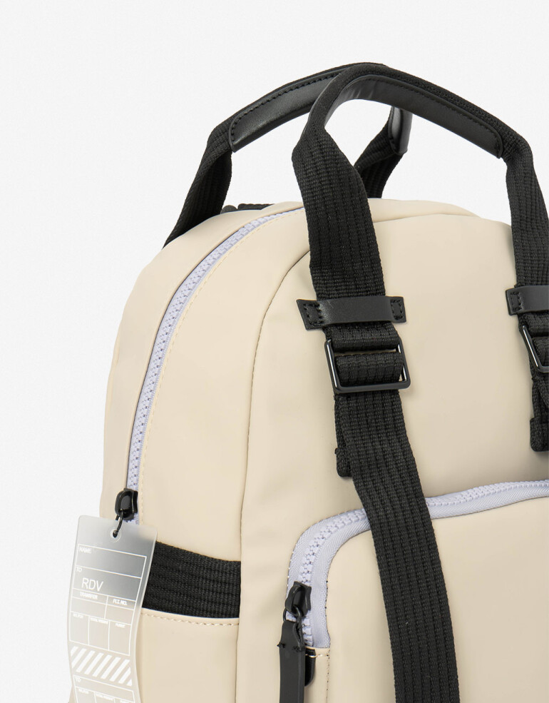 Mochilas Urbanas Mochila Rue Du Voyage - Blanco Crudo