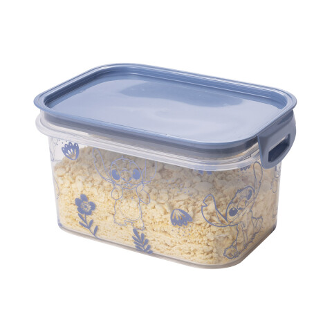 Pote Plástico Rectangular con Broche Stitch 1.2 L U