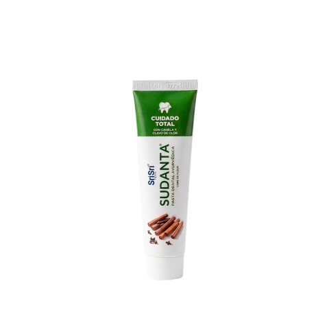 Pasta Dental Sudanta de Canela y Clavo de Olor 50g Sri Sri Sudanta Toothpaste Clavo 50g