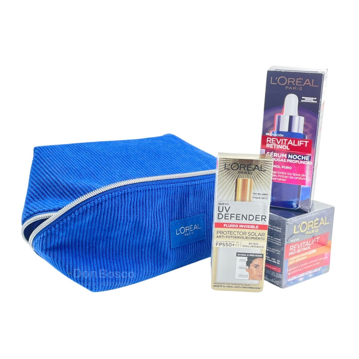 L'oreal Revitalift Retinol + Uv Defender - Set 3 Piezas 