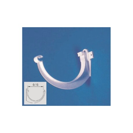Soporte pluvial blanco 150mm fijo Nicoll Soporte pluvial blanco 150mm fijo Nicoll