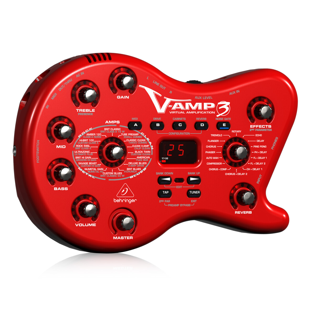 Simulador Behringer Vamp3 - Para Guitarra - Usb 