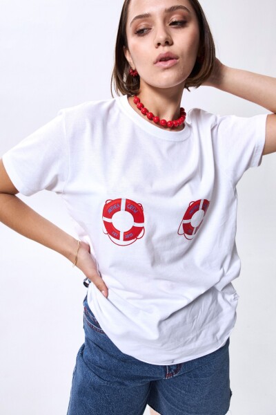 T-SHIRT GOMÓN Blanco