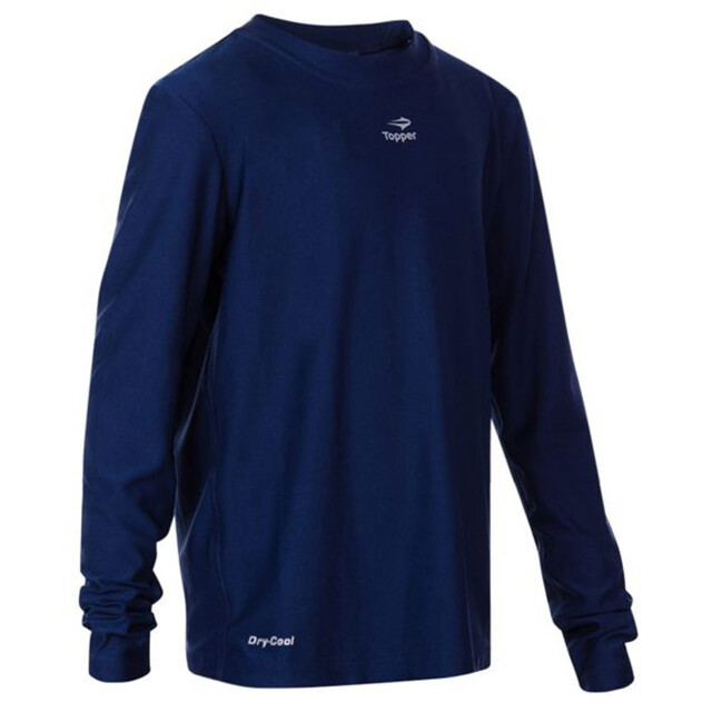 Remera Infantil Topper m/Larga Boys Azul Marino