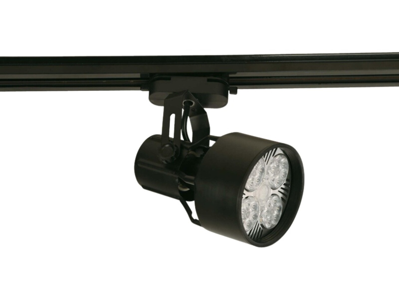 CABEZAL 1L FAN E27 NEGRO 