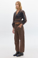 Blusa Holden Washed Brown