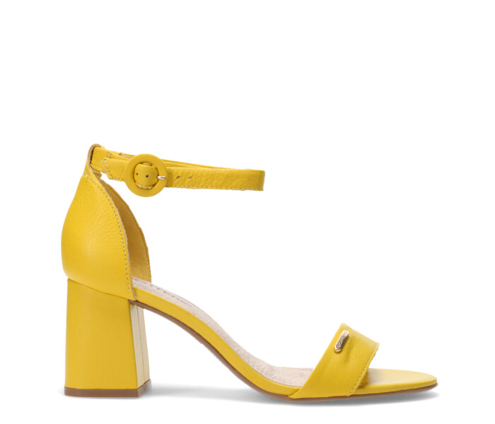 Sandalia una tira c/hebilla Amarelo/Verao