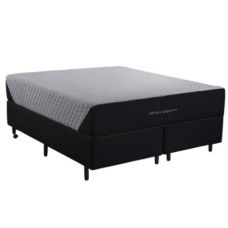 Sommier queen size 2 plazas | Espuma | Colchón de 26 cm Sommier queen size 2 plazas | Espuma | Colchón de 26 cm