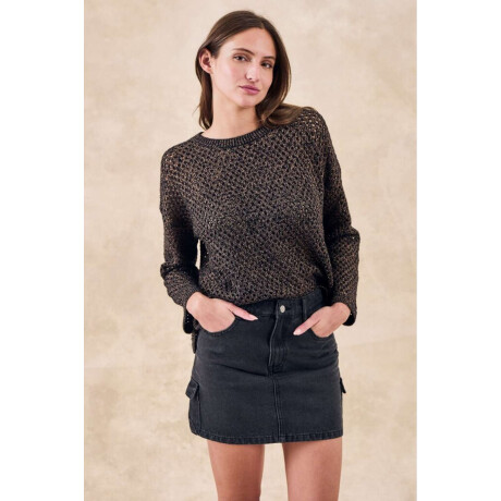 Sweater Lurex Negro