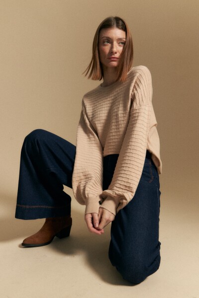 SWEATER ARBUS Beige Oscuro