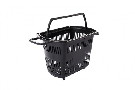 Carro Cesto Supermercado Negro Carro Cesto Supermercado Negro