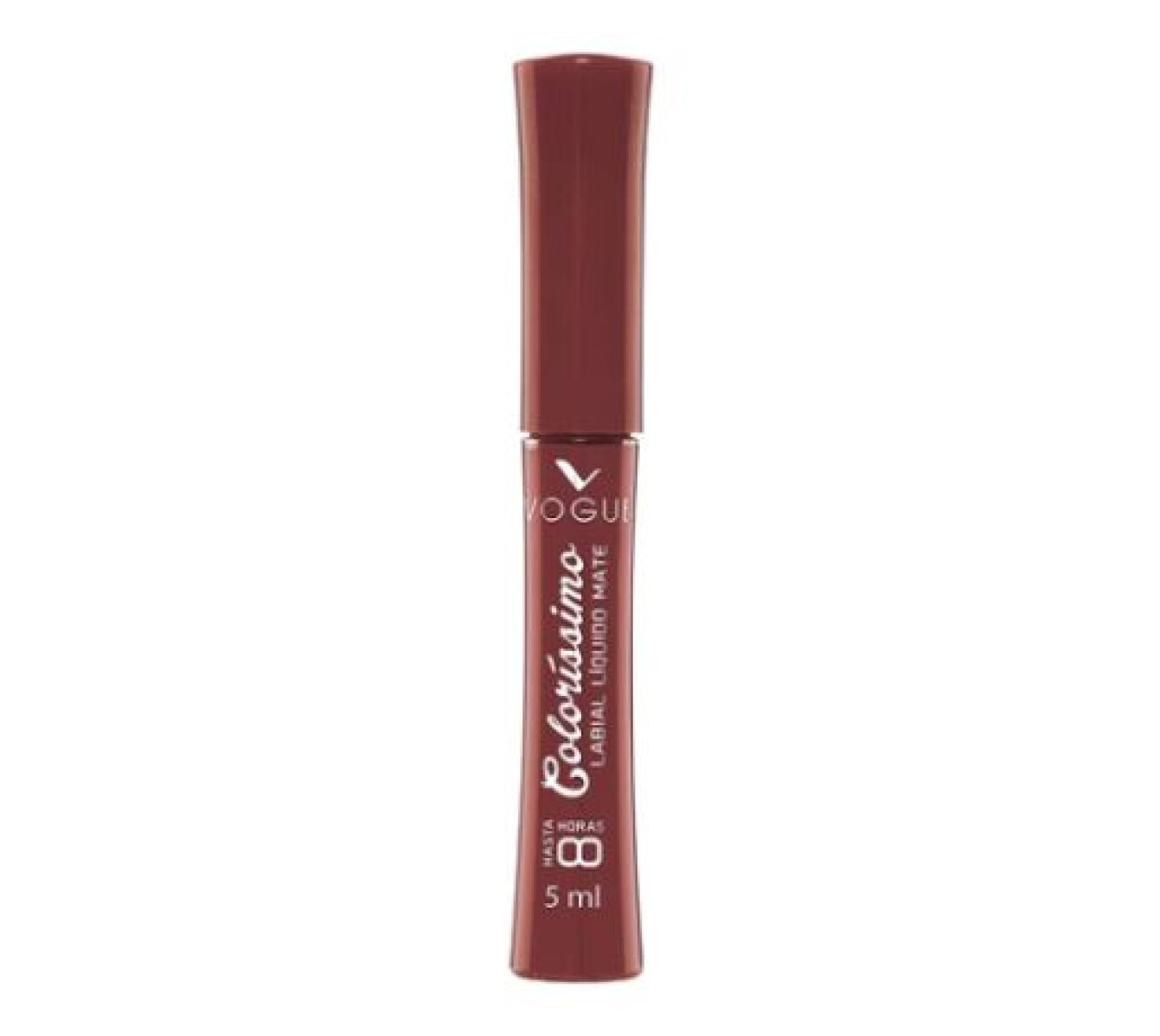 Vogue Labial Líquido Coloríssimo Efecto Mate 8 Horas de Duración - Canela 