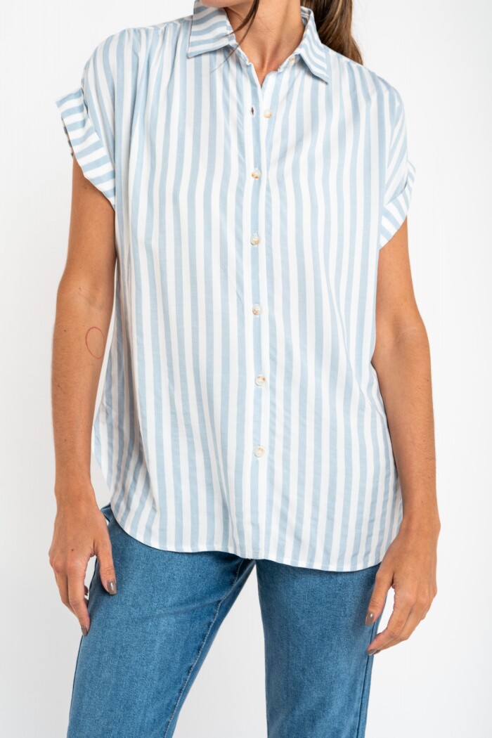 Camisa Celeste