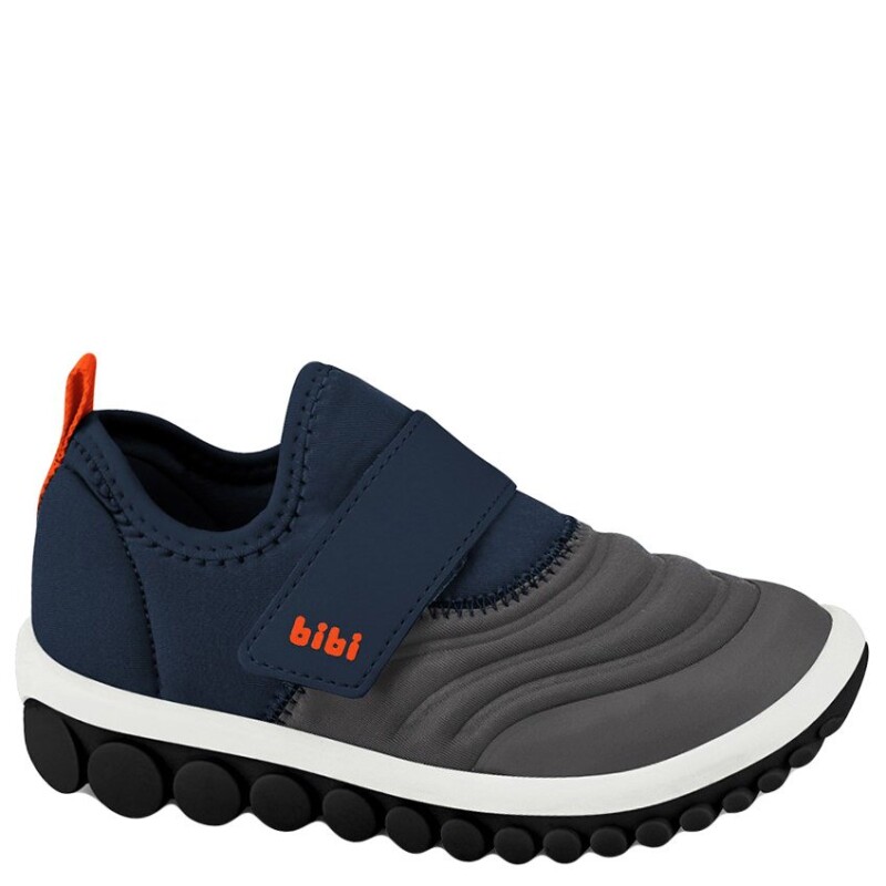 Championes Infantiles Bibi Roller 2.0 Azul Marino - Gris