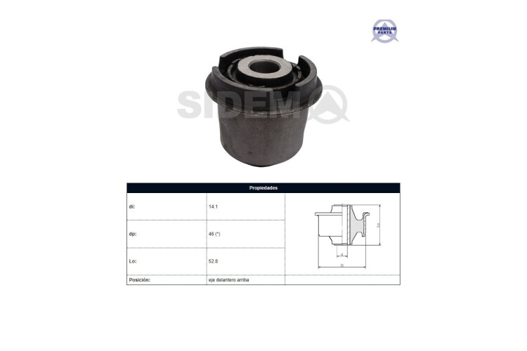 Buje Ford Ranger 4X2/Ranger 4X4, Mazda Bt50 12-25 Der/Izq Buje Ford Ranger 4X2/Ranger 4X4, Mazda Bt50 12-25 Der/Izq