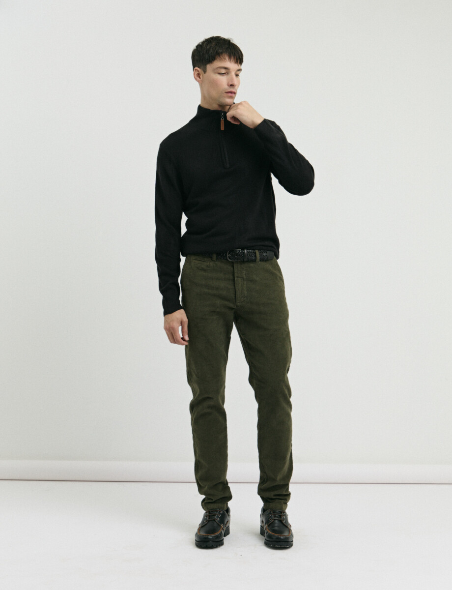 REMERA HARRINGTON LABEL - Negro 