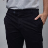 Pantalón de gabardina sport Negro