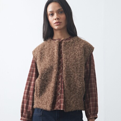 CHALECO MAGLIA Chocolate