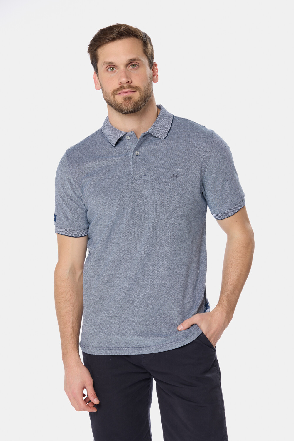 REMERA POLO LISA PIQUÉ Oxford