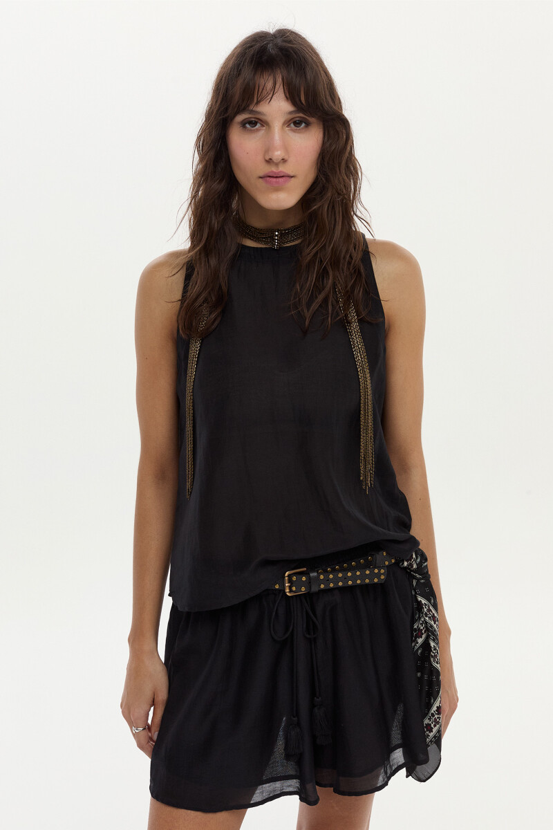 Top Delfina Negro